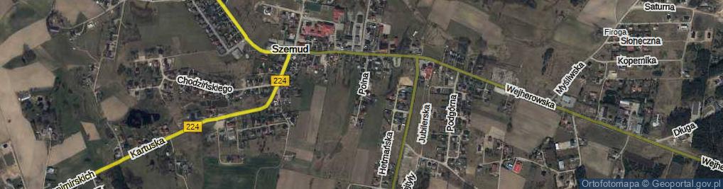 Zdjęcie satelitarne Polna ul.