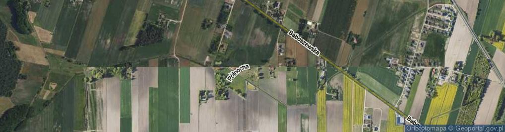 Zdjęcie satelitarne Północna ul.