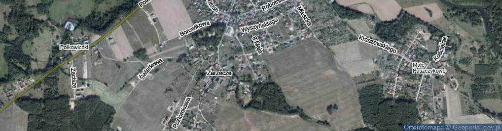 Zdjęcie satelitarne Powstańców Śląskich ul.