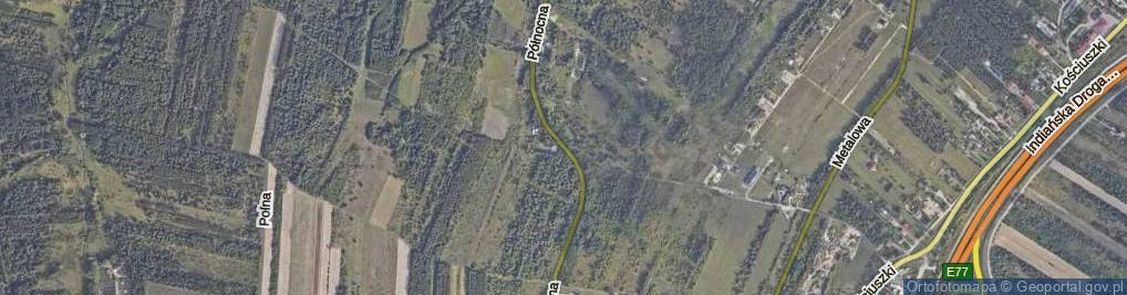 Zdjęcie satelitarne Północna ul.