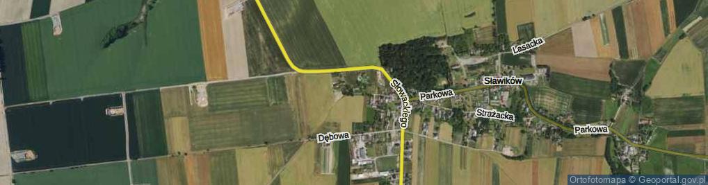 Zdjęcie satelitarne Powstańców Śląskich ul.