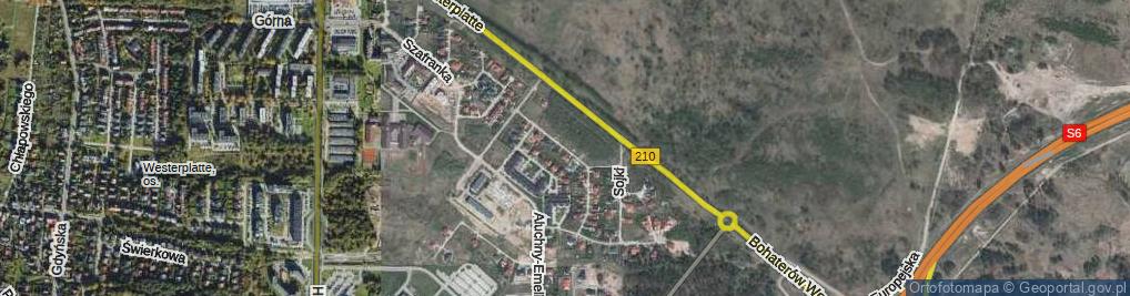 Zdjęcie satelitarne Posmykiewicza Jana ul.