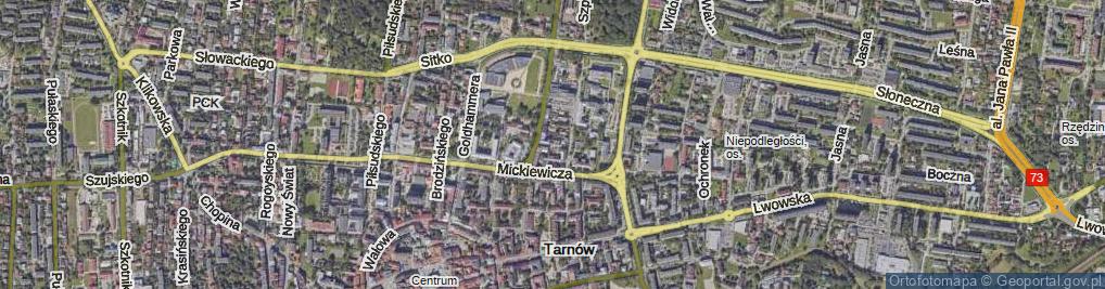 Zdjęcie satelitarne Powroźnicza ul.