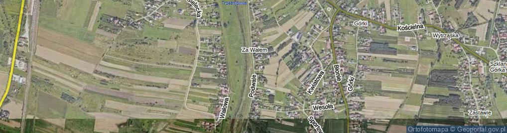 Zdjęcie satelitarne Podwale ul.