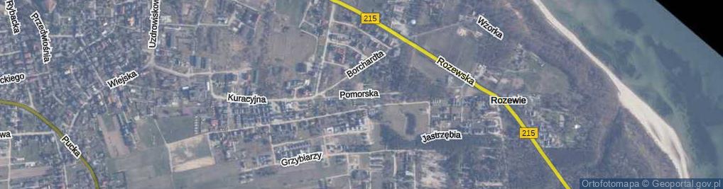 Zdjęcie satelitarne Pomorska ul.