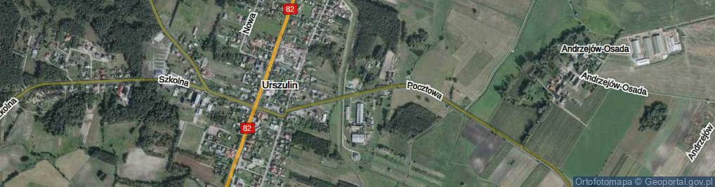 Zdjęcie satelitarne Pocztowa ul.