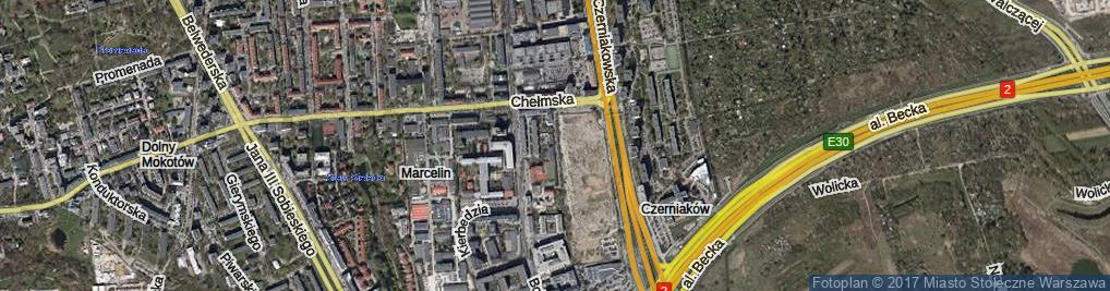 Zdjęcie satelitarne Polkowska ul.