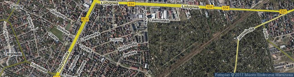 Zdjęcie satelitarne Potulicka ul.