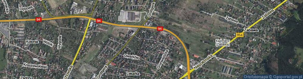 Zdjęcie satelitarne Politechniczna ul.