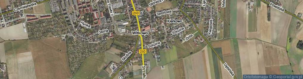 Zdjęcie satelitarne Powstańców Wielkopolskich ul.