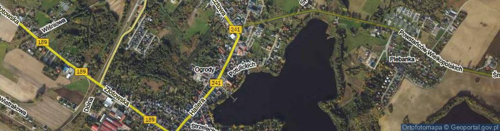 Zdjęcie satelitarne Potulickich ul.