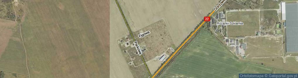 Zdjęcie satelitarne Pomarańczowa ul.