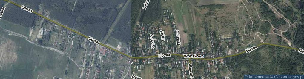 Zdjęcie satelitarne Pogodna ul.