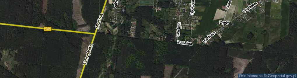 Zdjęcie satelitarne Podleśna ul.