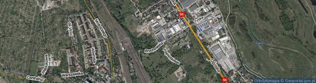 Zdjęcie satelitarne Popielskiego Leona ul.