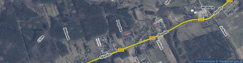 Zdjęcie satelitarne Pogodna ul.
