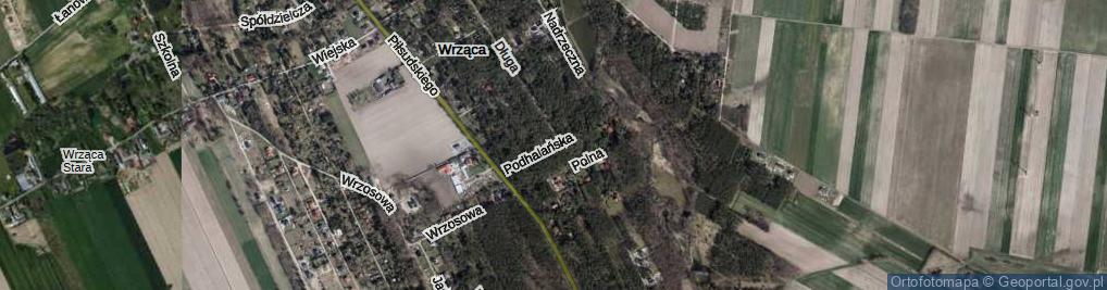 Zdjęcie satelitarne Podhalańska ul.