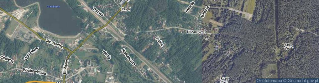 Zdjęcie satelitarne Polna ul.