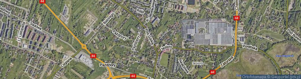 Zdjęcie satelitarne Pod Górką ul.