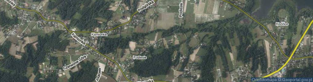 Zdjęcie satelitarne Podlesie ul.