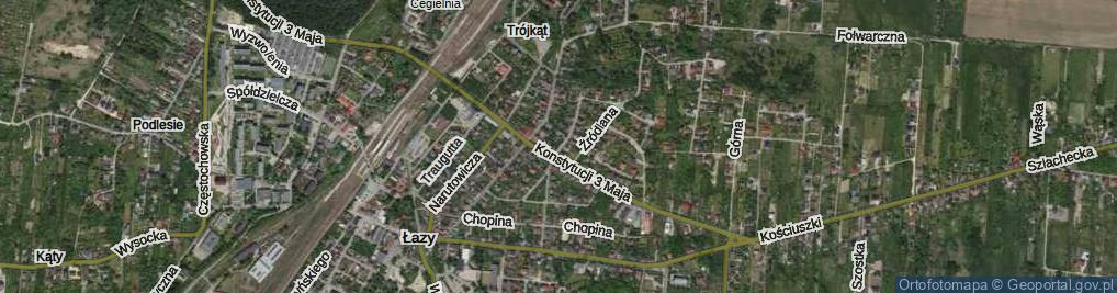 Zdjęcie satelitarne Polna ul.