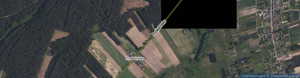 Zdjęcie satelitarne Podłaźnisko ul.