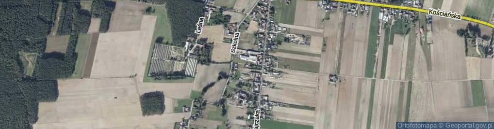 Zdjęcie satelitarne Podgórna ul.