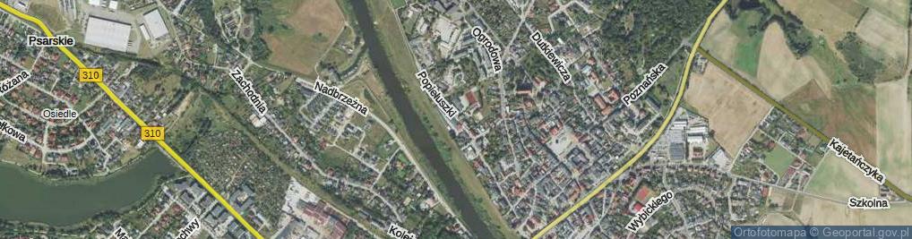 Zdjęcie satelitarne Popiełuszki Jerzego, bł. ks. ul.