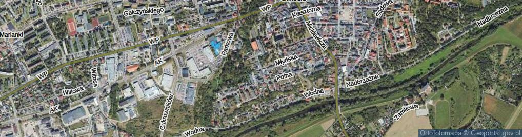 Zdjęcie satelitarne Południowa ul.