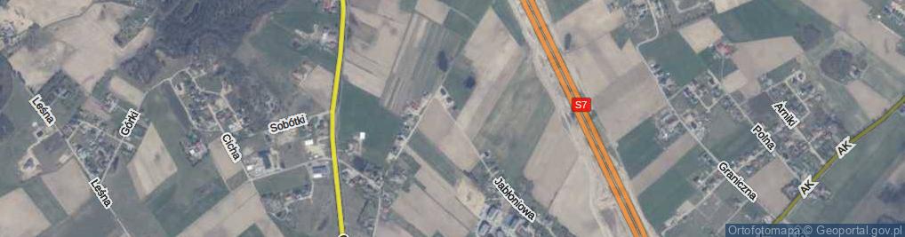 Zdjęcie satelitarne Pod Pępowo ul.