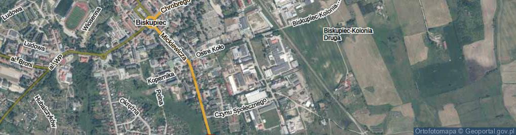 Zdjęcie satelitarne Przemysłowa ul.