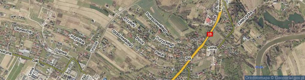 Zdjęcie satelitarne Przybyły Józefa, ks. ul.