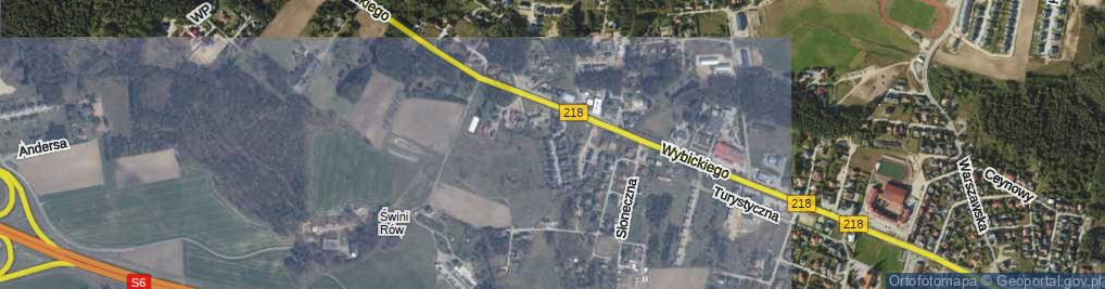Zdjęcie satelitarne Promienna ul.