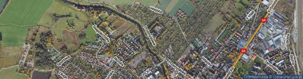 Zdjęcie satelitarne Przemysłowa ul.