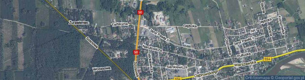 Zdjęcie satelitarne Przemysłowa ul.