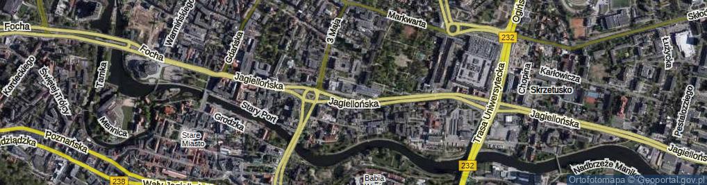 Zdjęcie satelitarne Preissa Waldemara, ks. ul.