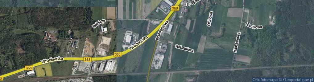 Zdjęcie satelitarne Przemysłowa ul.