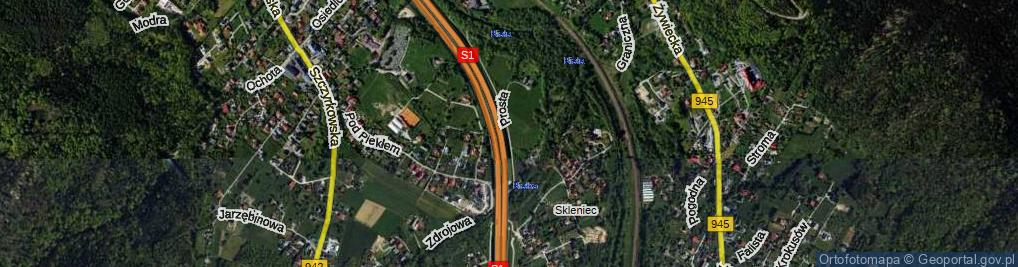 Zdjęcie satelitarne Prosta ul.