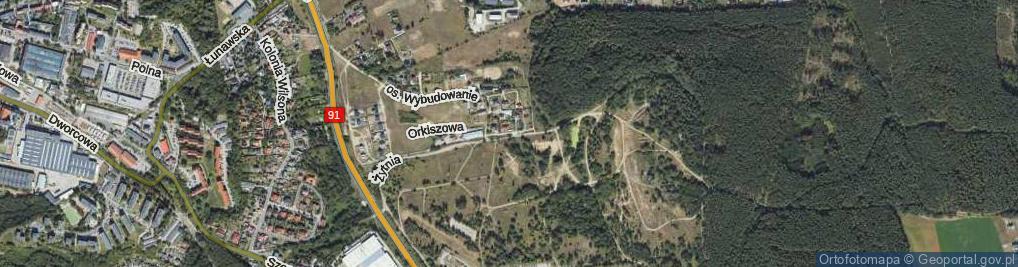 Zdjęcie satelitarne Prosowa ul.