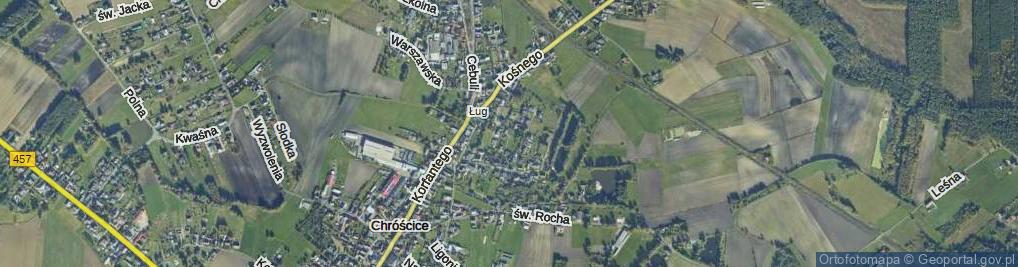 Zdjęcie satelitarne Prusa ul.