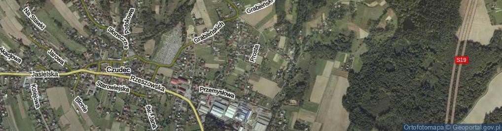 Zdjęcie satelitarne Prosta ul.