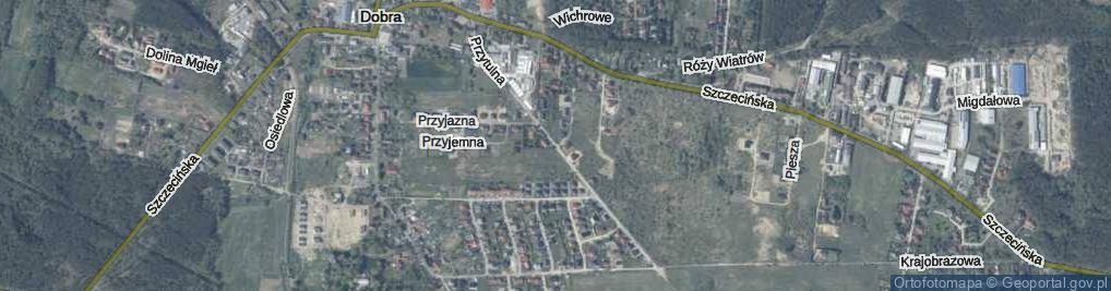 Zdjęcie satelitarne Przytulna ul.