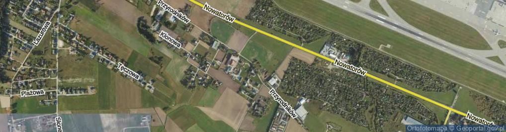 Zdjęcie satelitarne Przyrodników ul.