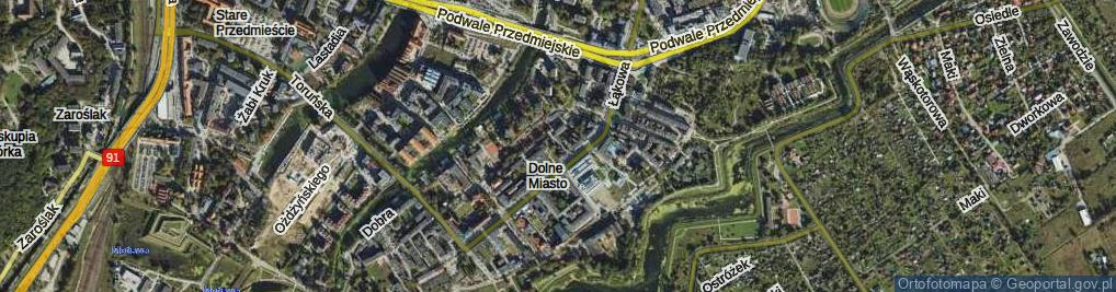 Zdjęcie satelitarne Przesmyk ul.