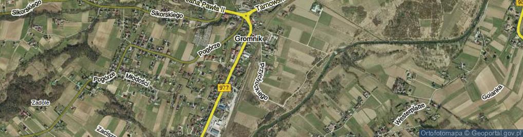 Zdjęcie satelitarne Przychockiego ul.