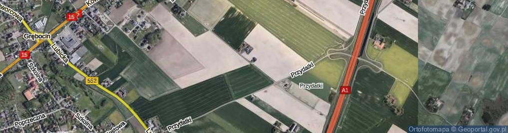 Zdjęcie satelitarne Przydatki ul.