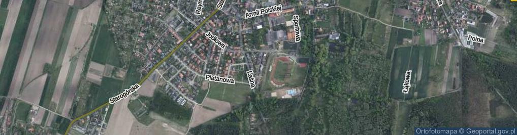 Zdjęcie satelitarne Przylesie ul.