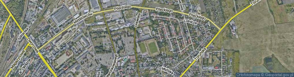 Zdjęcie satelitarne Przy Stadionie ul.