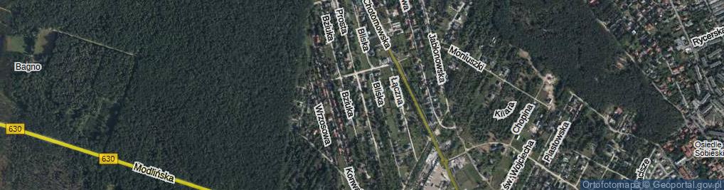 Zdjęcie satelitarne Prosta ul.