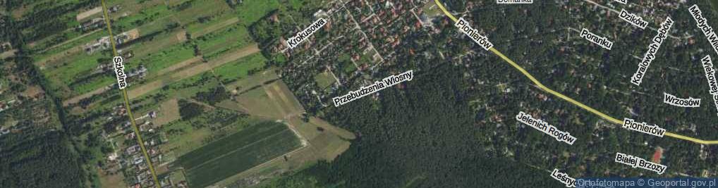 Zdjęcie satelitarne Przebudzenia Wiosny ul.